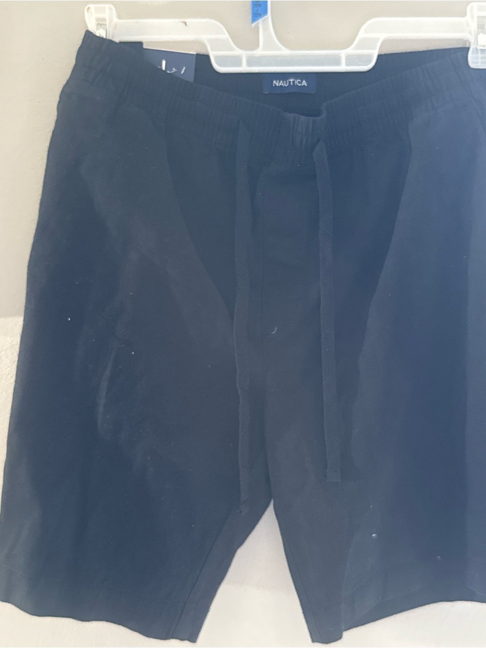 Nautica Men's Black Elastic Waist Shorts